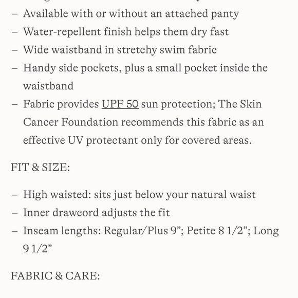 Land's End Plus 9" Swim board shorts with panty pockets quick dry dark wine 14 - Picture 6 of 6